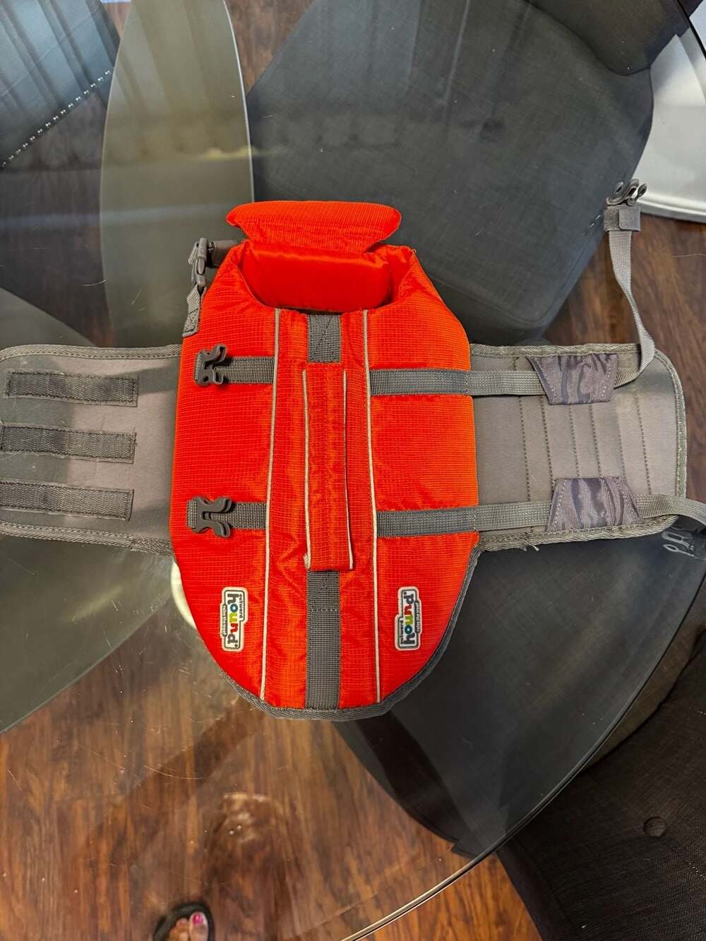 Outward Hound Granby Splash Orange Dog Life Jacket Safety Vest